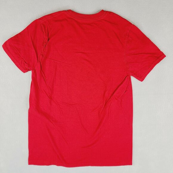 Reebok Merry Fitmas T-Shirt Men's Small Red Christmas Sports - Picture 5 of 8